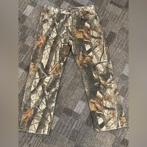 Wrangler Pro Gear Realtree Camo Insulated Jeans Mens 32x29